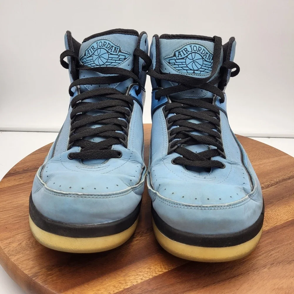 Nike Air Jordan 2 Retro‎ QF University Blue Sneakers Mens Size 11.5 95709-401